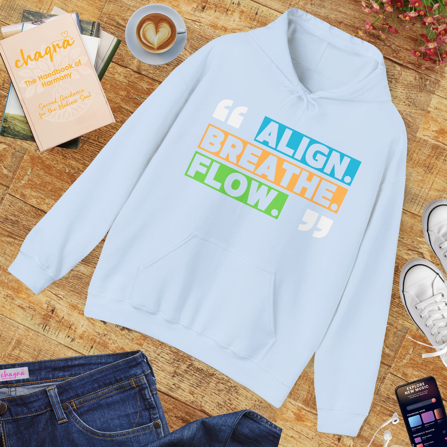 🌬️Align. Breathe. Flow. Hoodie🌙✨🌿