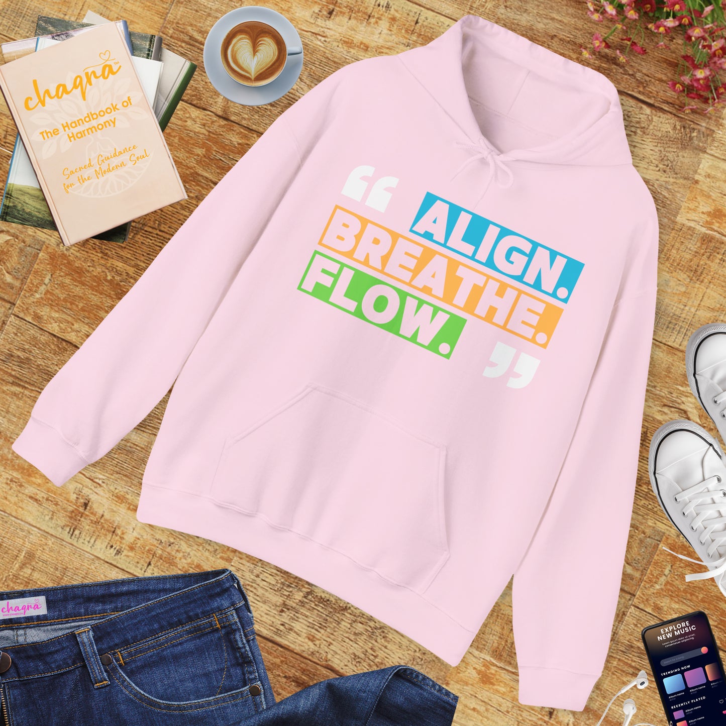 🌬️Align. Breathe. Flow. Hoodie🌙✨🌿