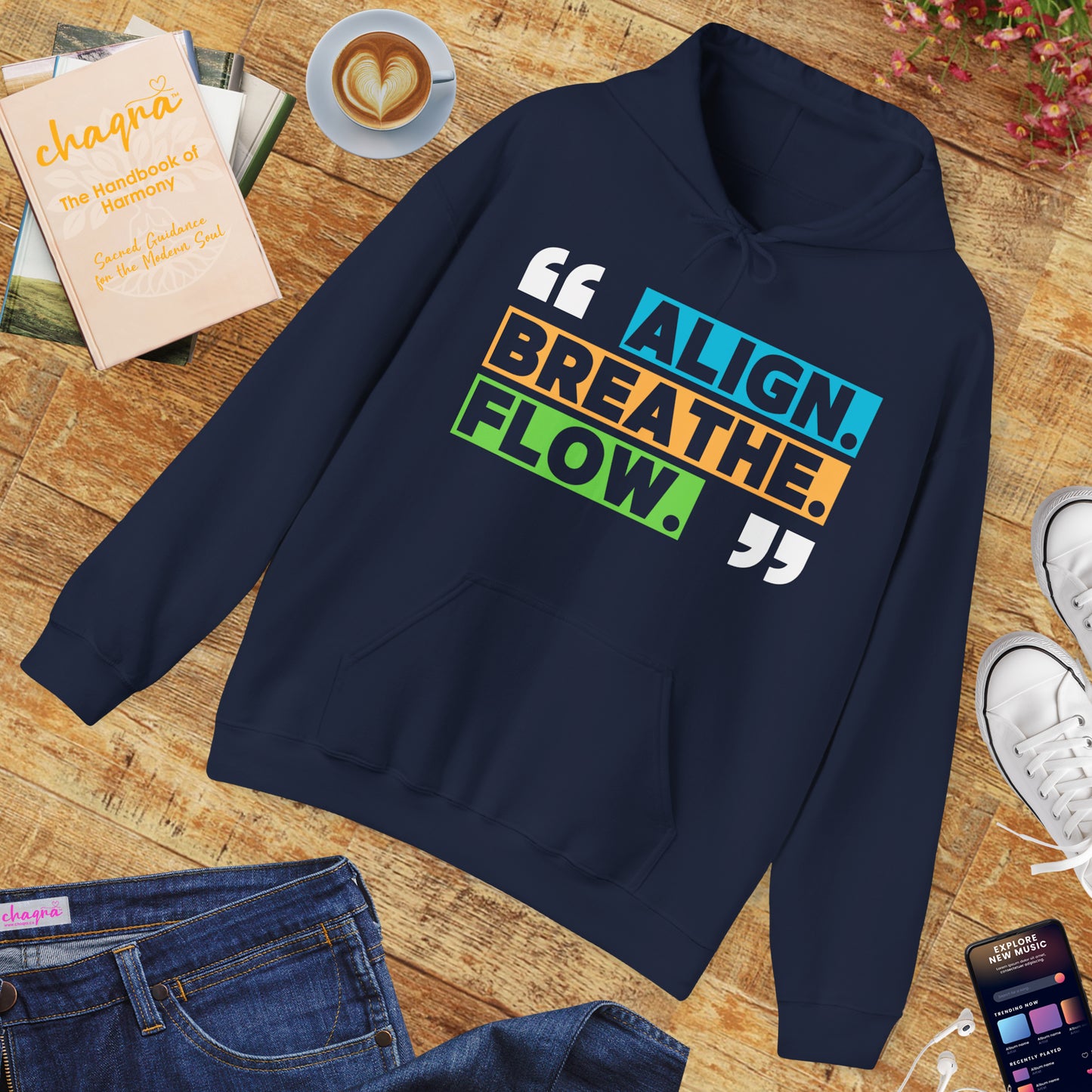 🌬️Align. Breathe. Flow. Hoodie🌙✨🌿