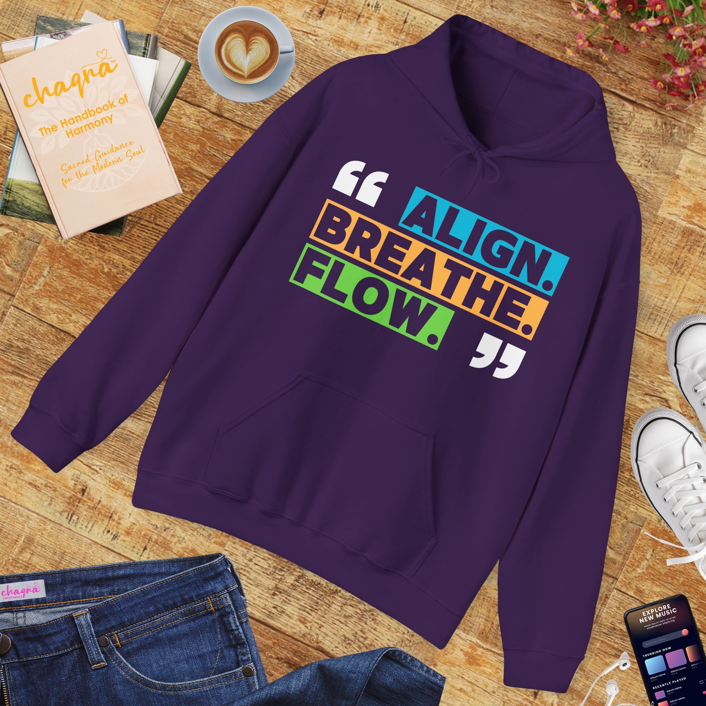 🌬️Align. Breathe. Flow. Hoodie🌙✨🌿