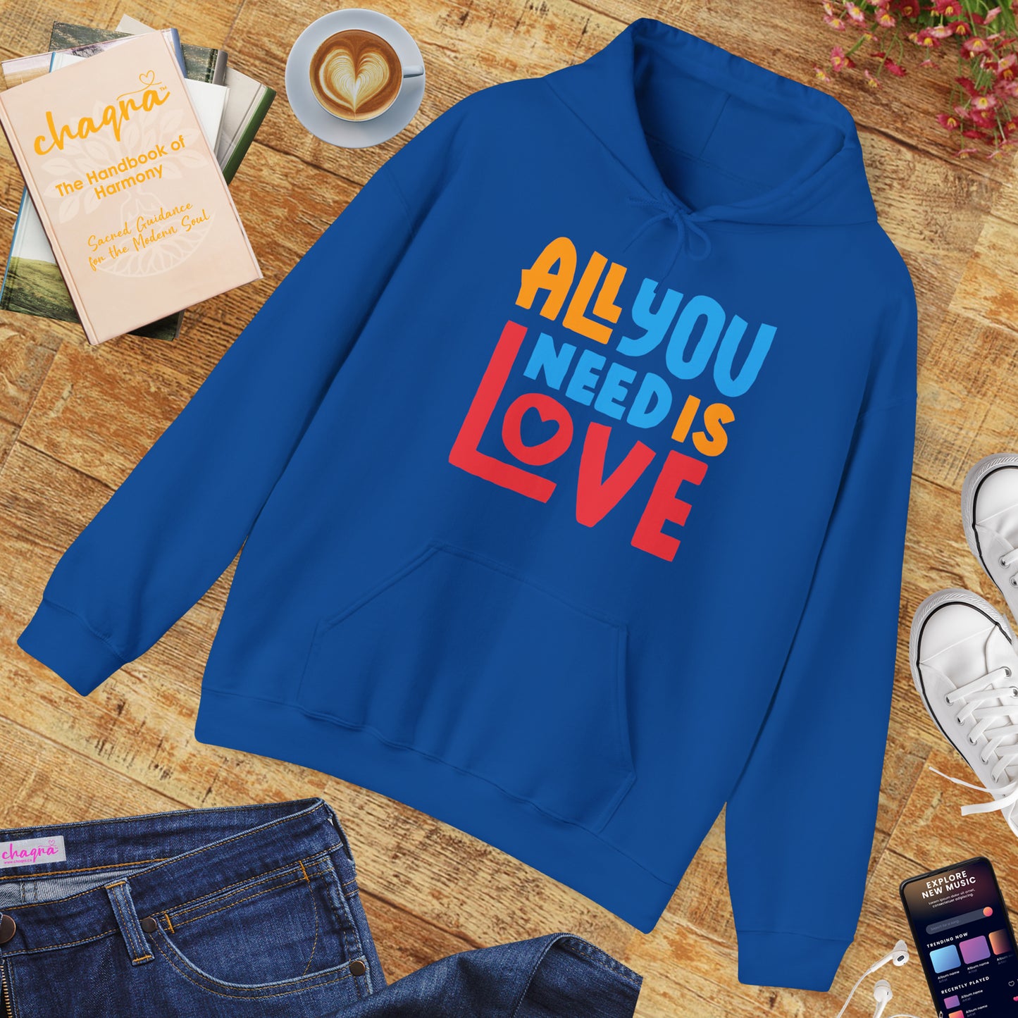 🌈All You Need Is Love Hoodie – Cozy Colorful Reminder of What Matters Most❤️🌈✨