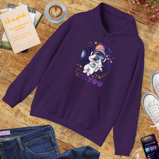 🌌The Universe Is In You Hoodie – Cosmic Comfort & Inner Wonder✨🚀🌙