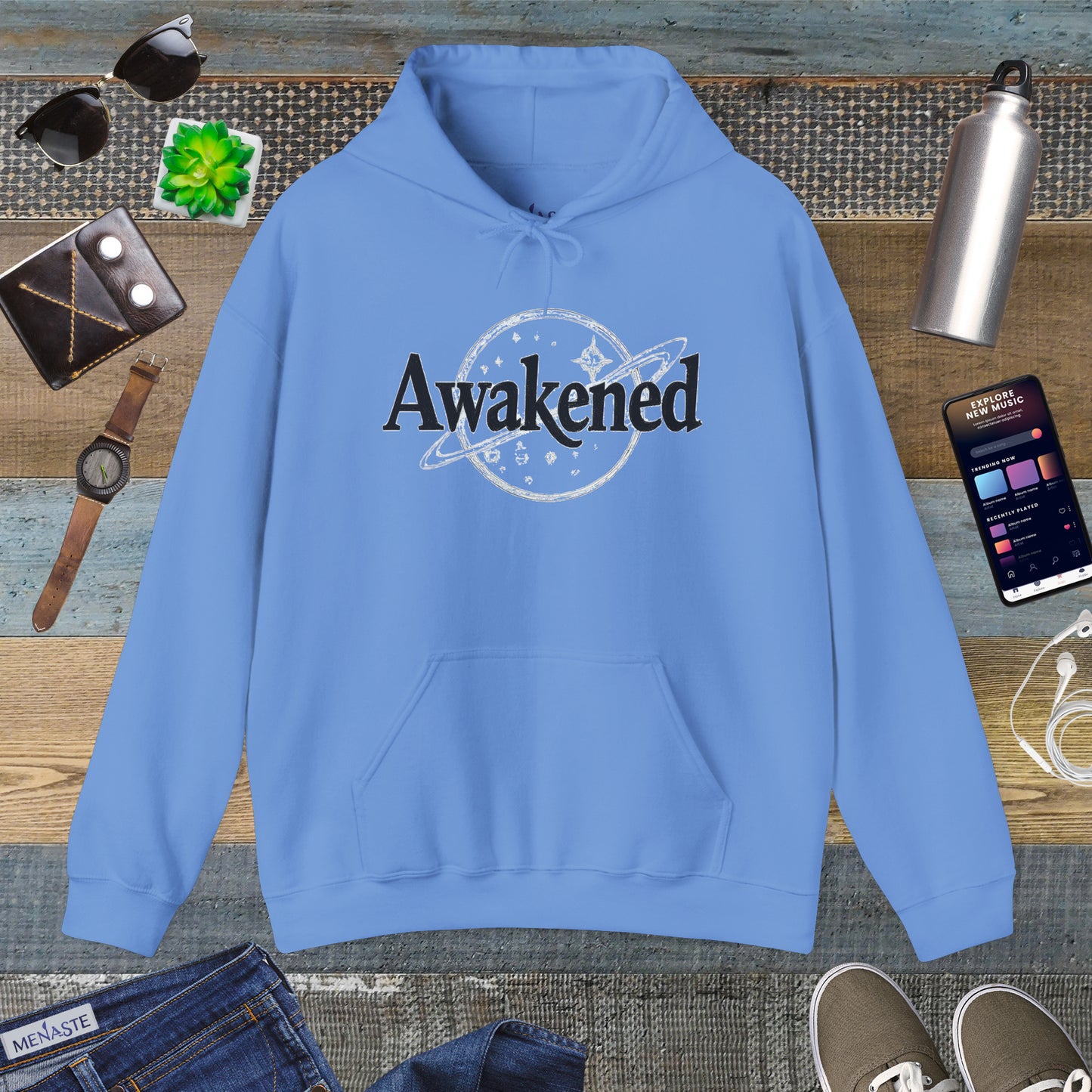 🌑 AWAKENED — Menaste Hoodie