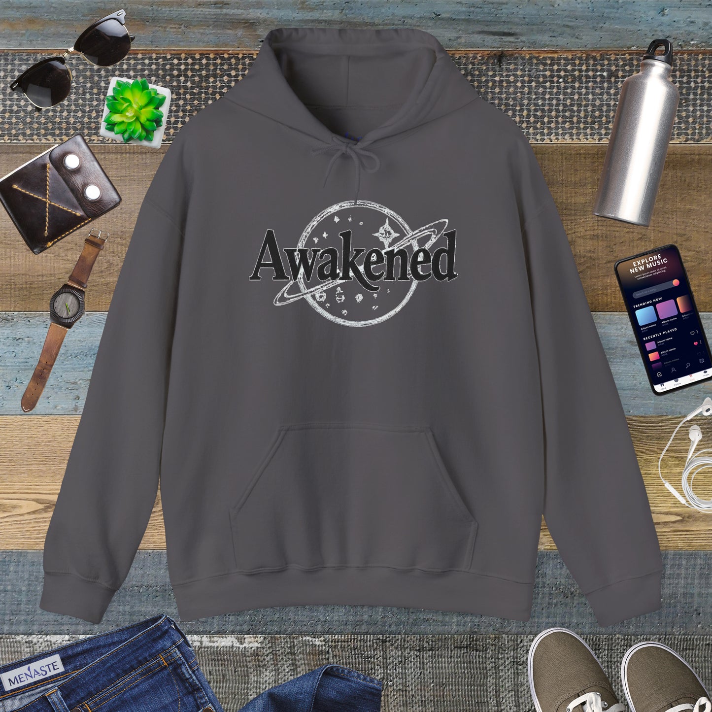 🌑 AWAKENED — Menaste Hoodie