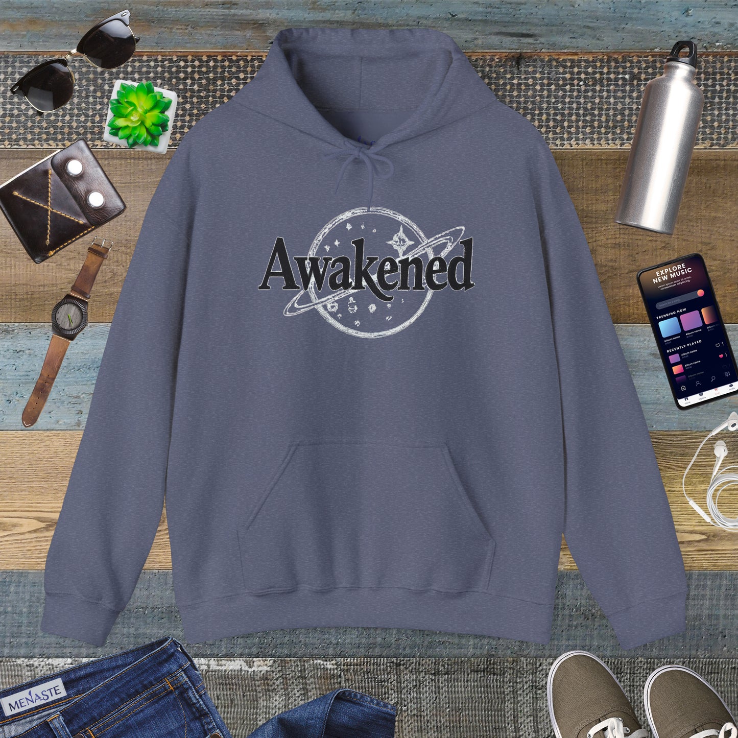 🌑 AWAKENED — Menaste Hoodie