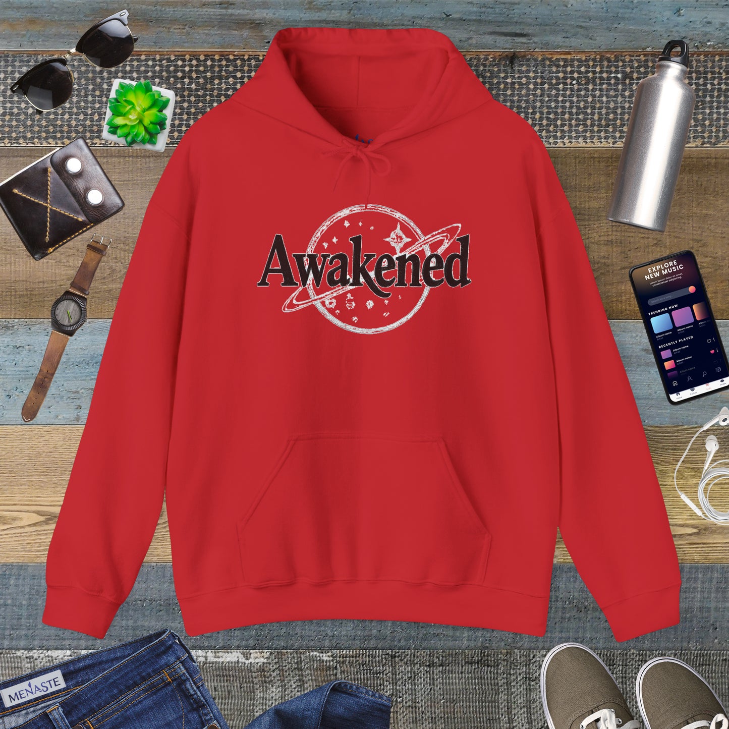 🌑 AWAKENED — Menaste Hoodie