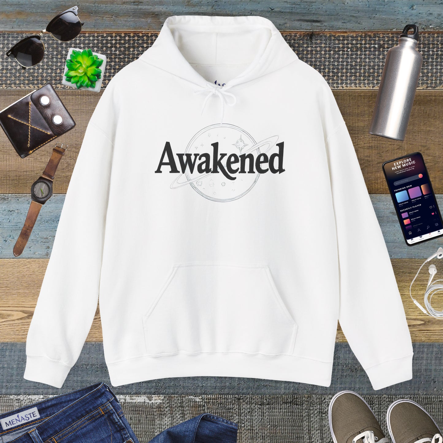 🌑 AWAKENED — Menaste Hoodie