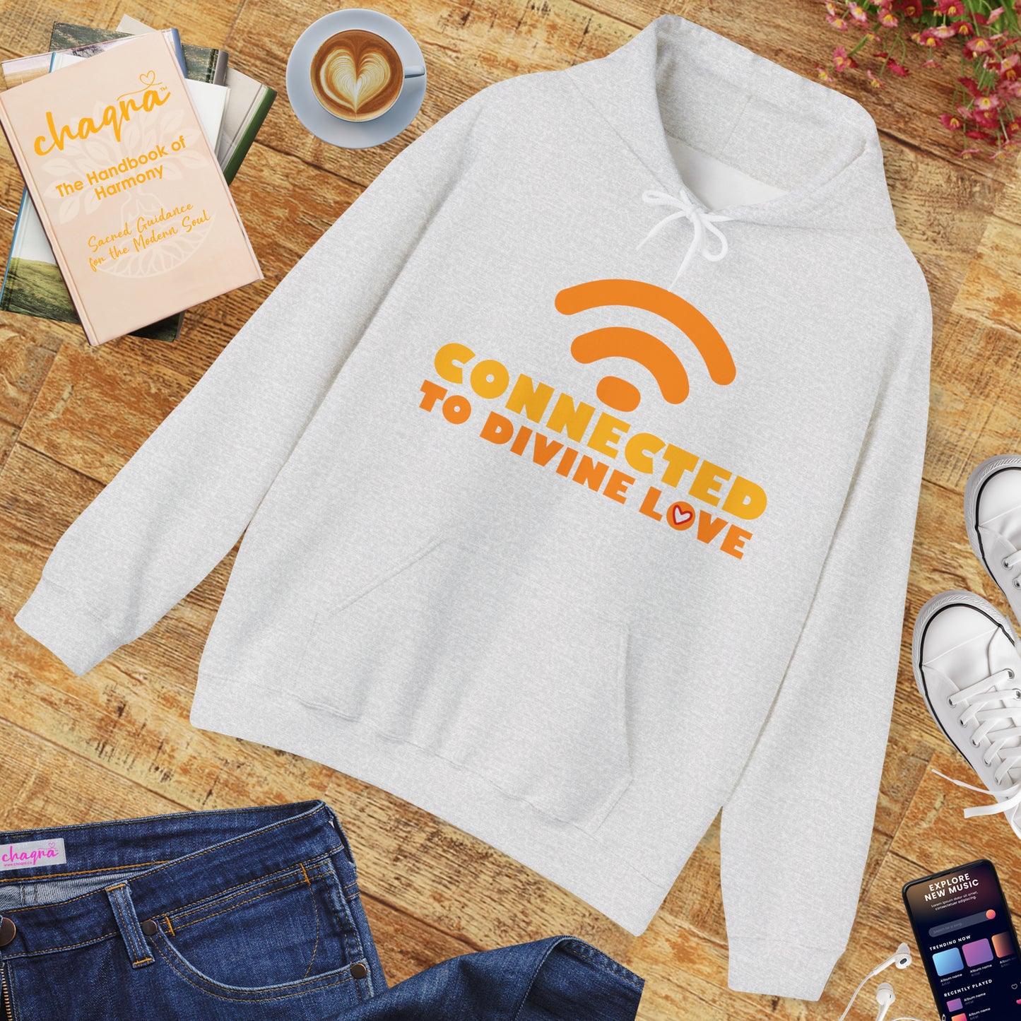 🌐💖Connected to Divine Love Hoodie🌐💖