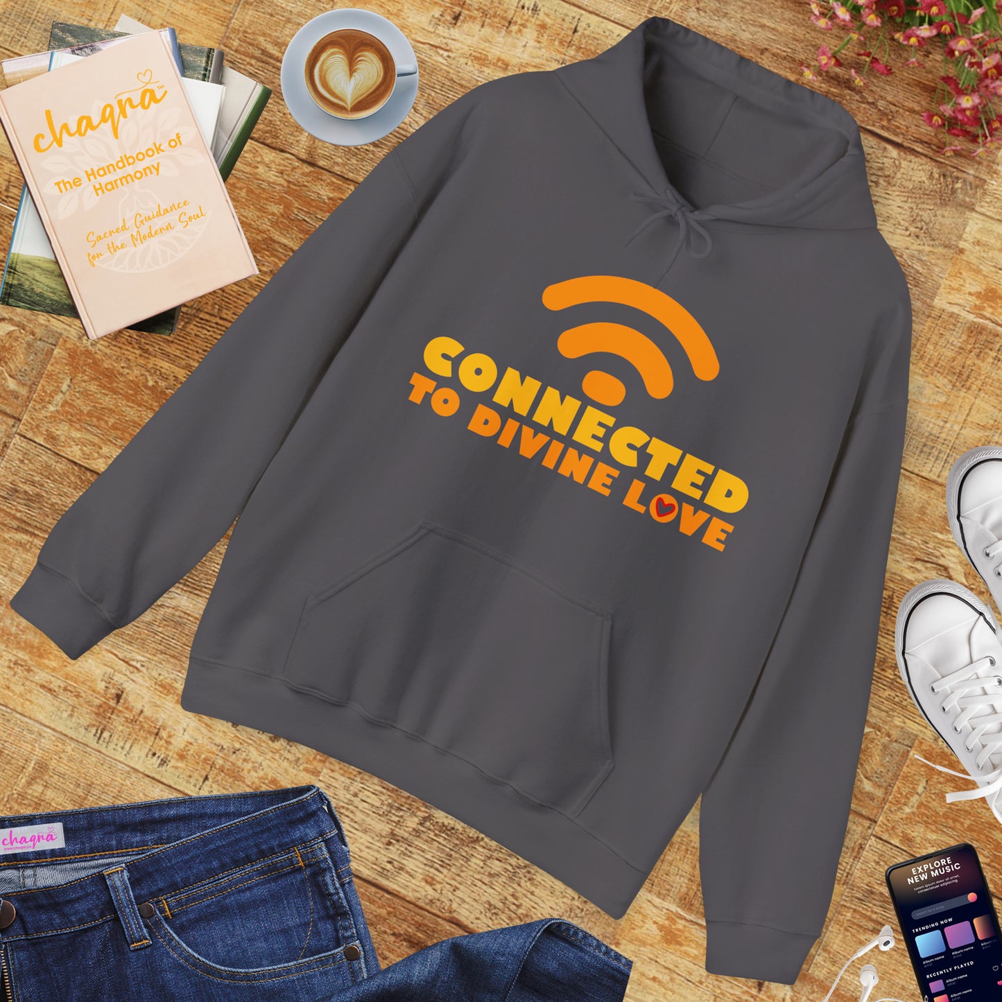 🌐💖Connected to Divine Love Hoodie🌐💖
