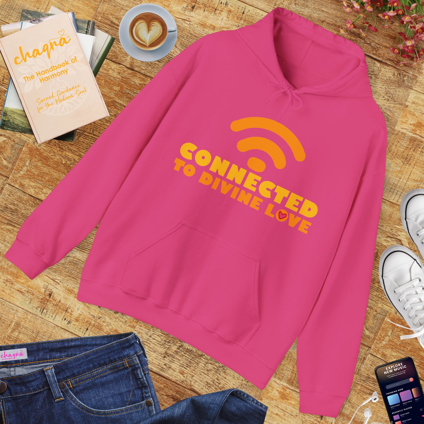 🌐💖Connected to Divine Love Hoodie🌐💖