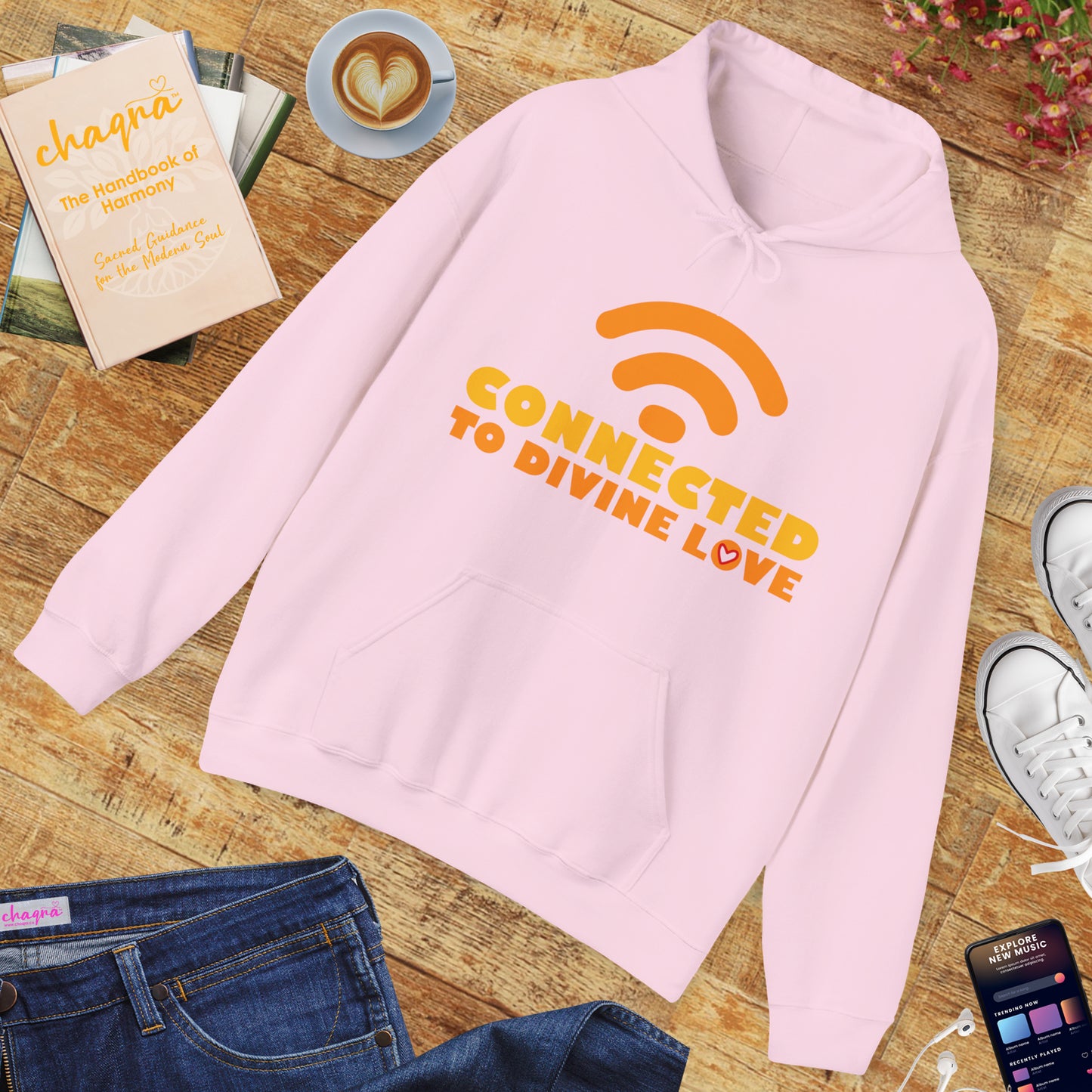🌐💖Connected to Divine Love Hoodie🌐💖