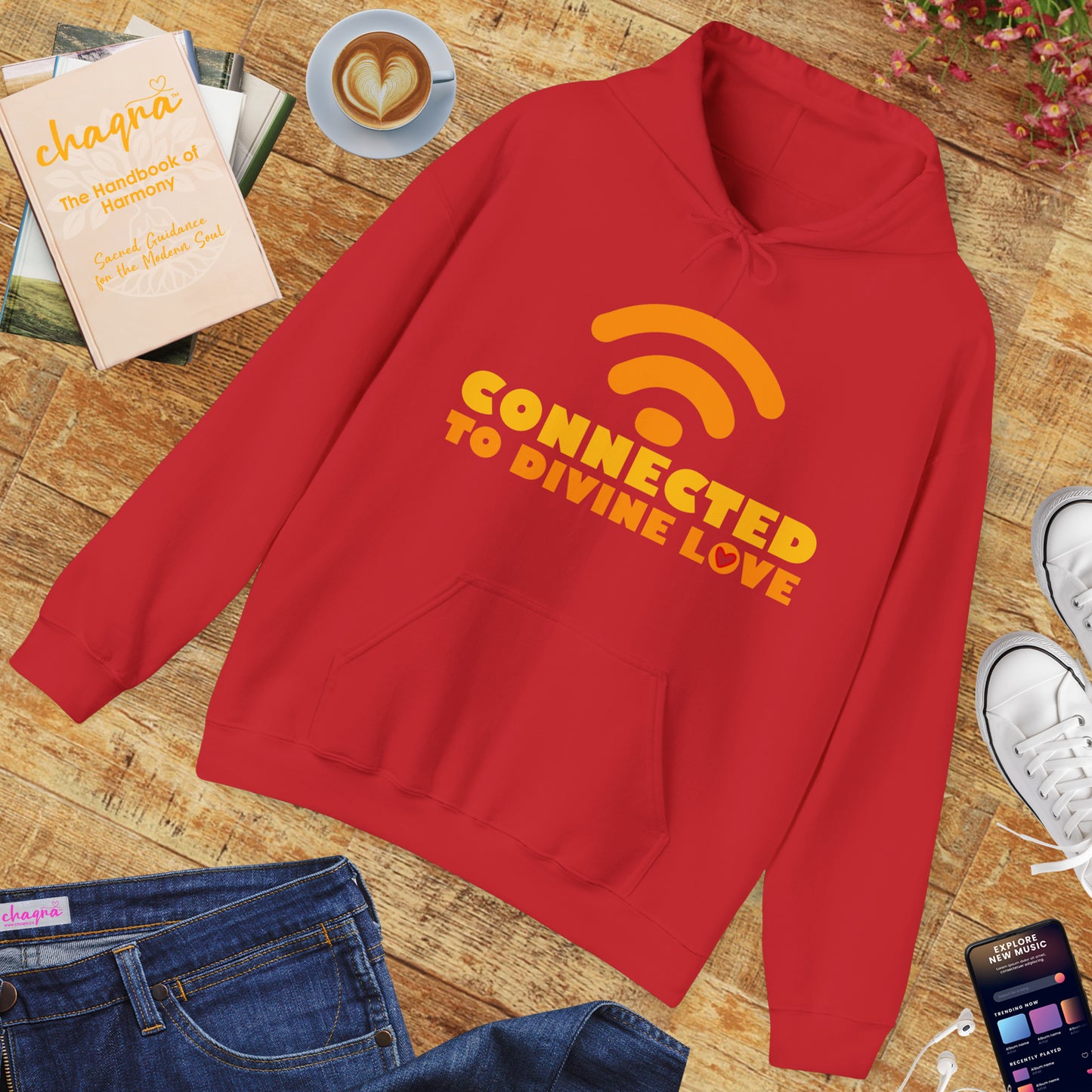 🌐💖Connected to Divine Love Hoodie🌐💖