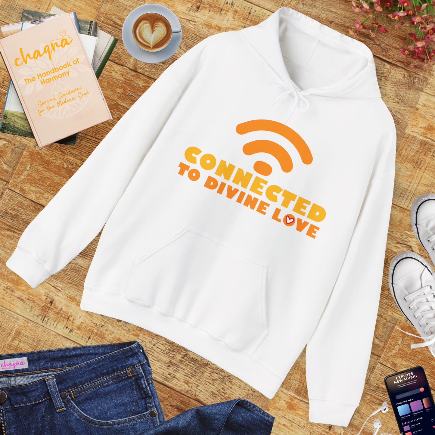 🌐💖Connected to Divine Love Hoodie🌐💖