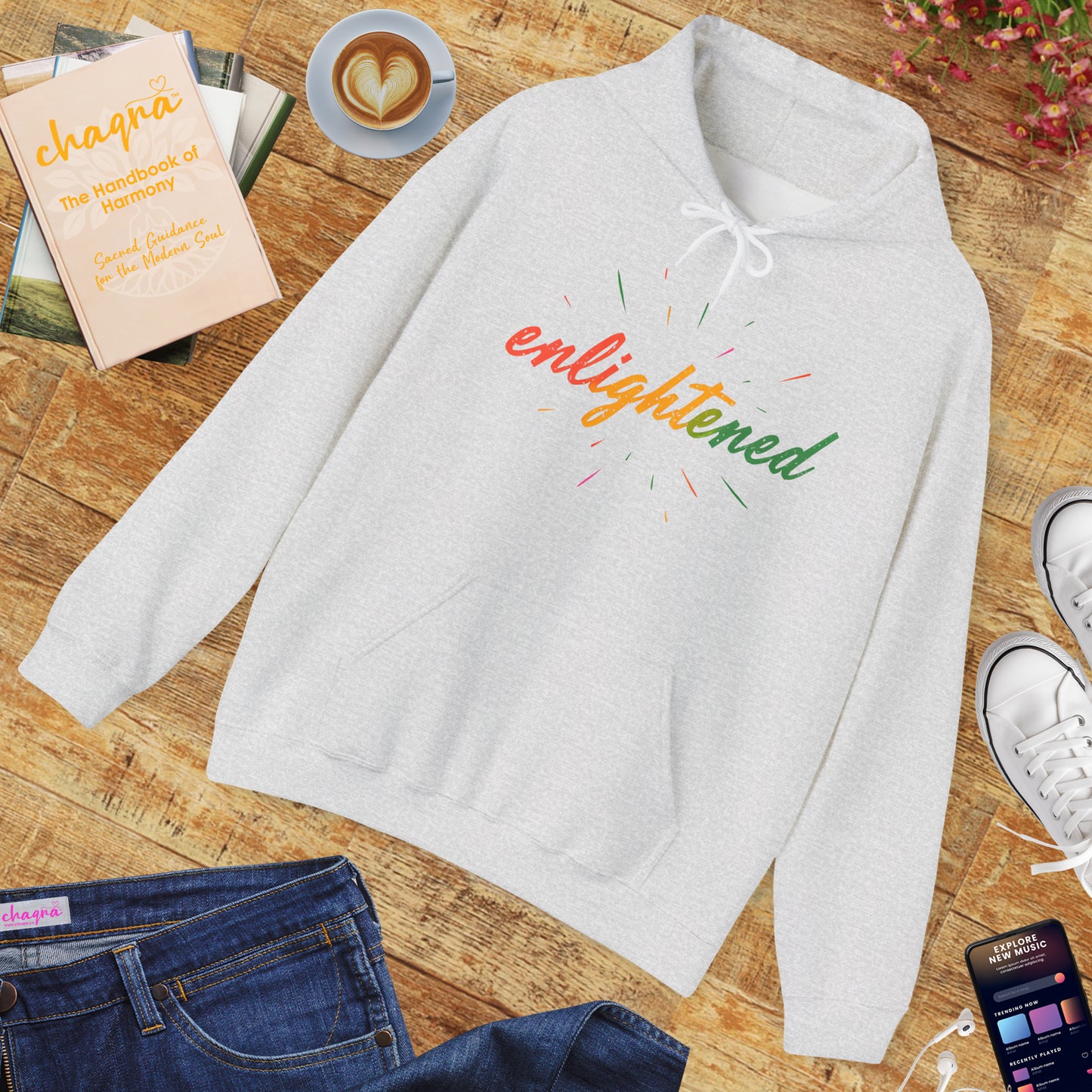 🌈ENLIGHTENED Hoodie — Street Soul Meets Higher Vibes✨🔥