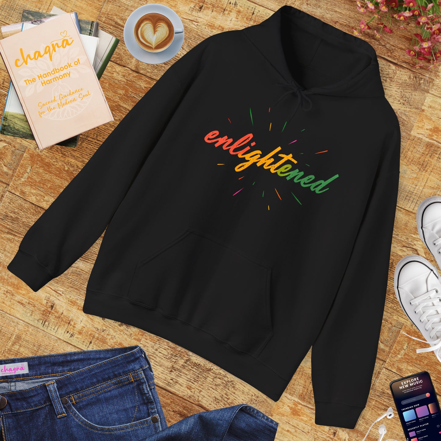 🌈ENLIGHTENED Hoodie — Street Soul Meets Higher Vibes✨🔥