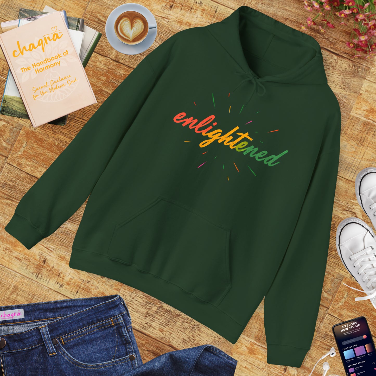 🌈ENLIGHTENED Hoodie — Street Soul Meets Higher Vibes✨🔥