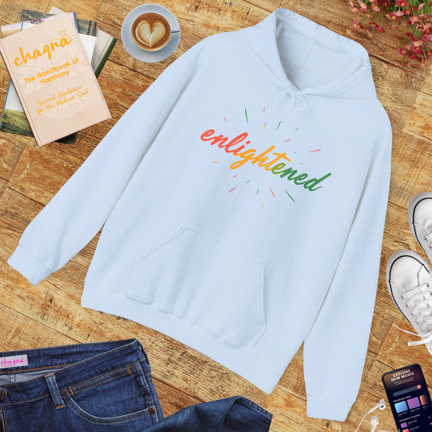 🌈ENLIGHTENED Hoodie — Street Soul Meets Higher Vibes✨🔥