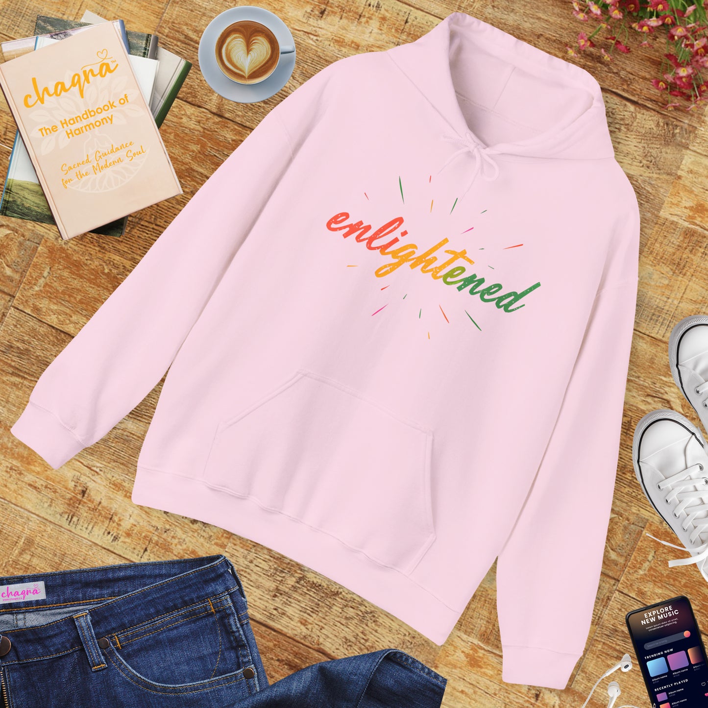 🌈ENLIGHTENED Hoodie — Street Soul Meets Higher Vibes✨🔥
