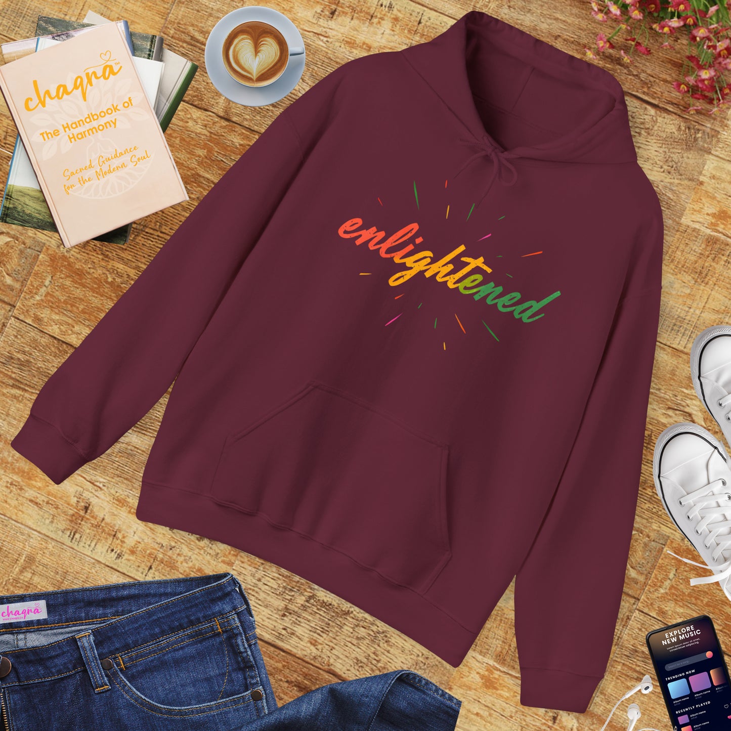 🌈ENLIGHTENED Hoodie — Street Soul Meets Higher Vibes✨🔥