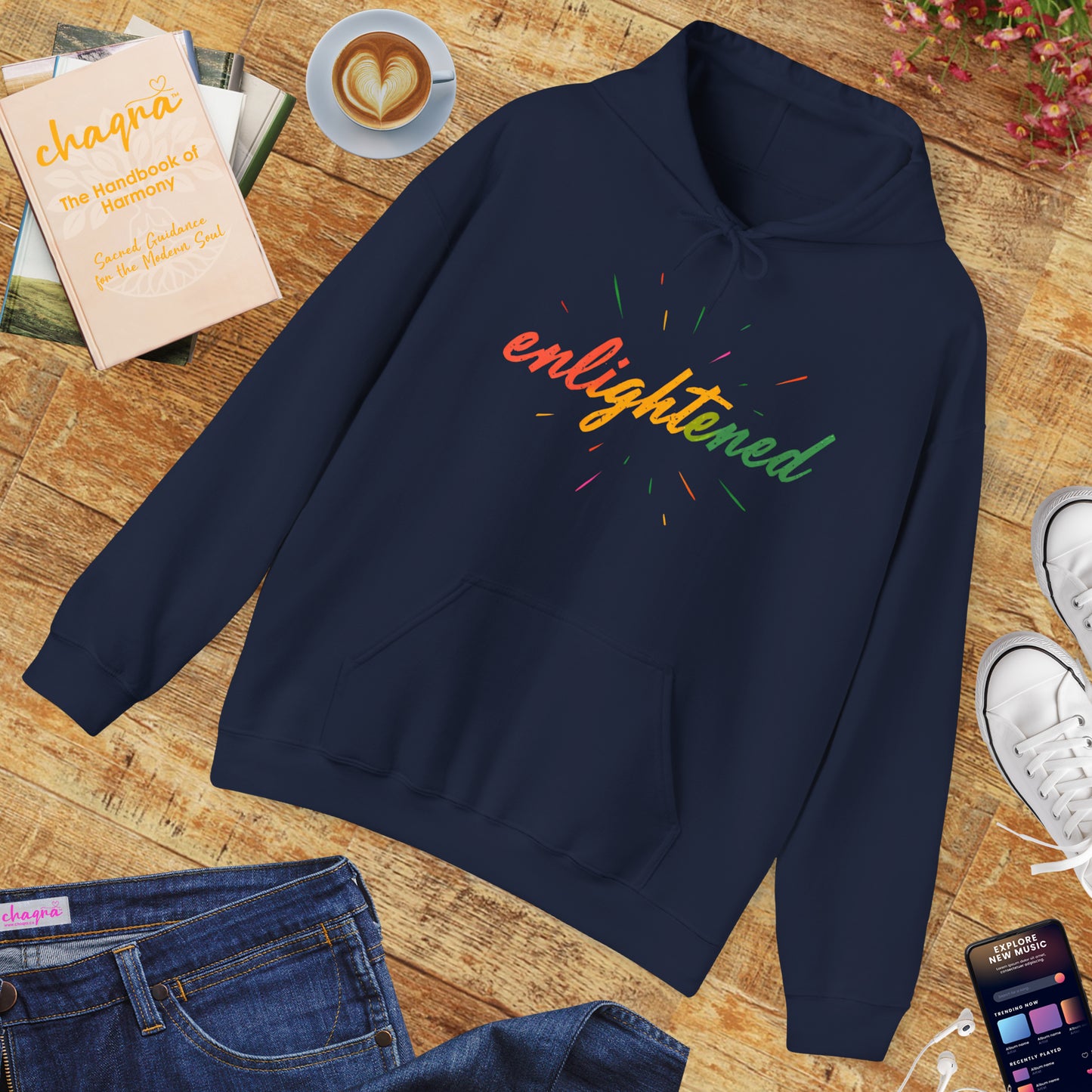 🌈ENLIGHTENED Hoodie — Street Soul Meets Higher Vibes✨🔥