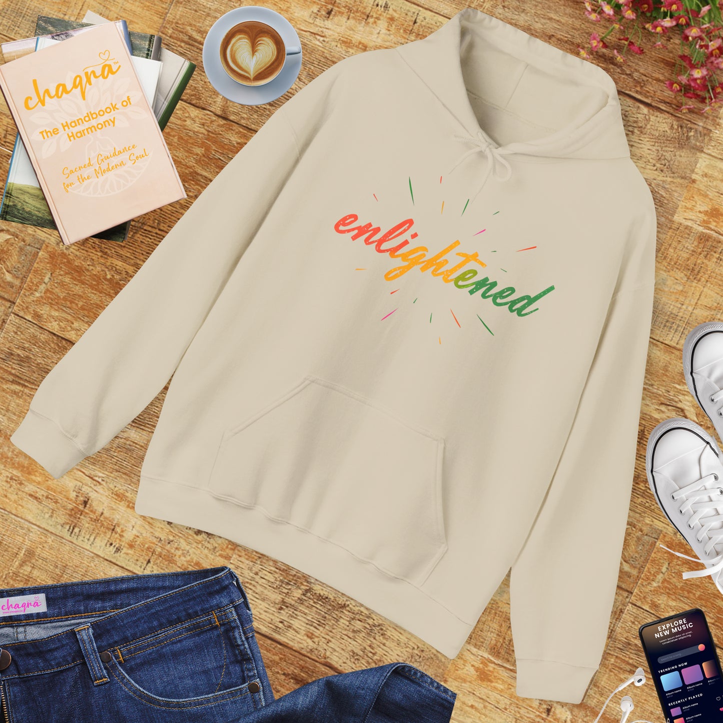 🌈ENLIGHTENED Hoodie — Street Soul Meets Higher Vibes✨🔥