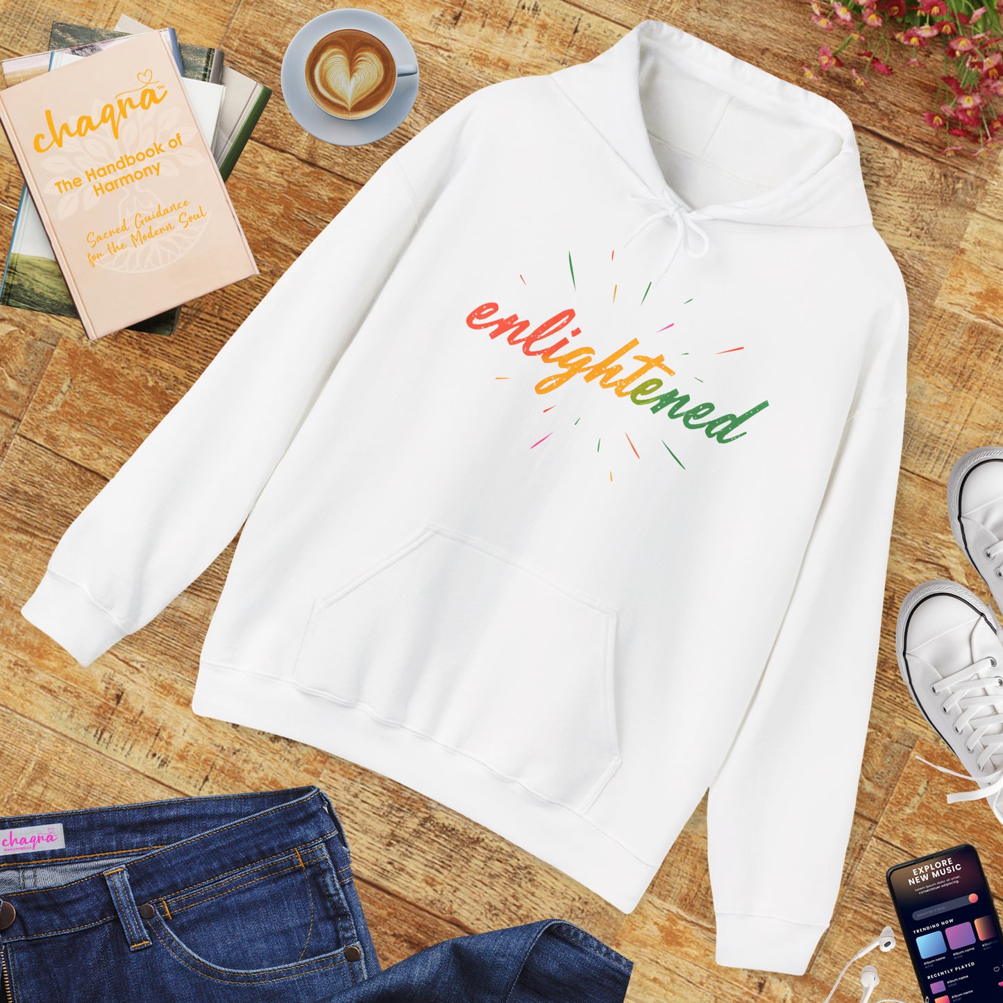 🌈ENLIGHTENED Hoodie — Street Soul Meets Higher Vibes✨🔥