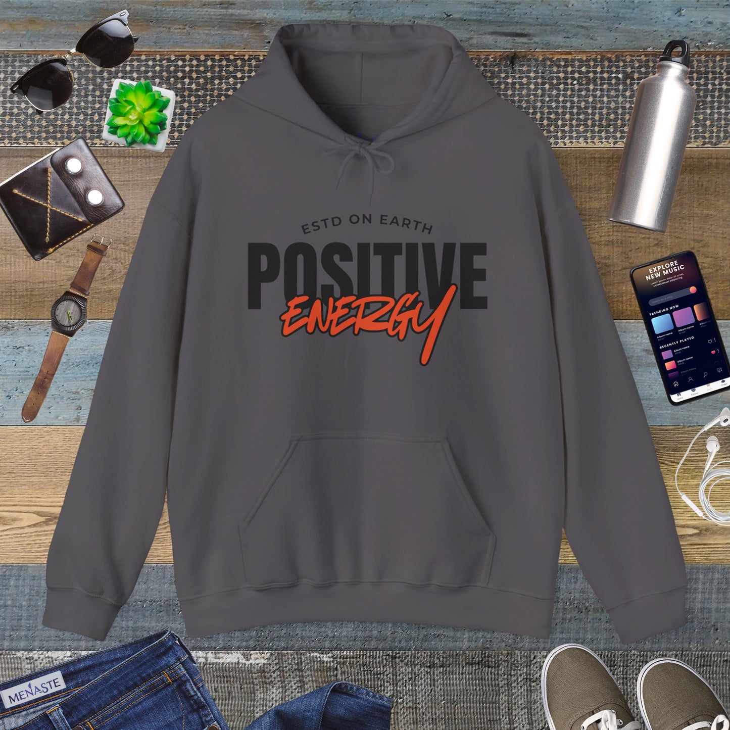 ⚡ Menaste “Positive Energy” Hoodie