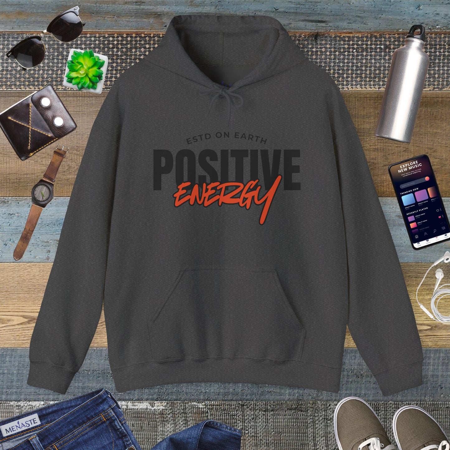 ⚡ Menaste “Positive Energy” Hoodie