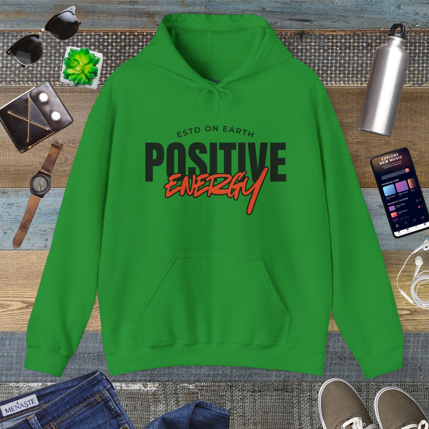 ⚡ Menaste “Positive Energy” Hoodie