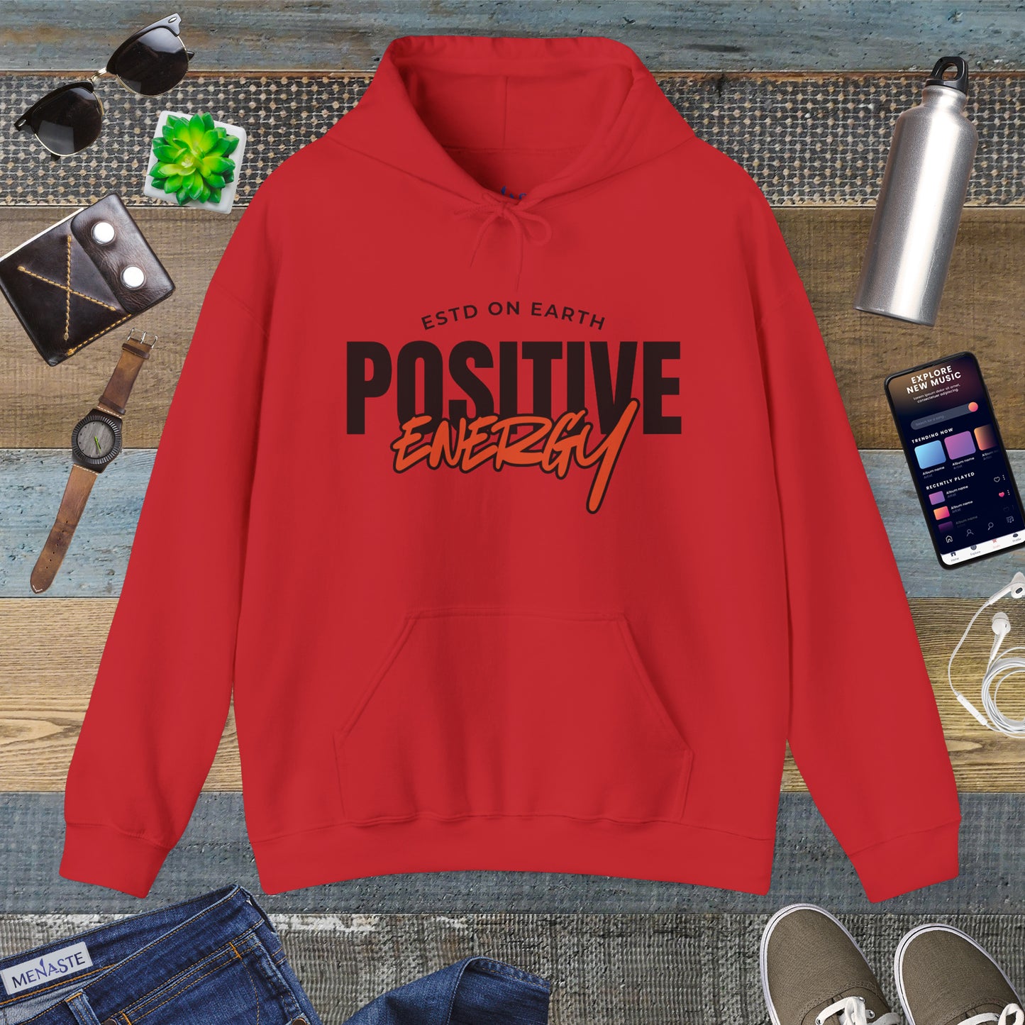⚡ Menaste “Positive Energy” Hoodie