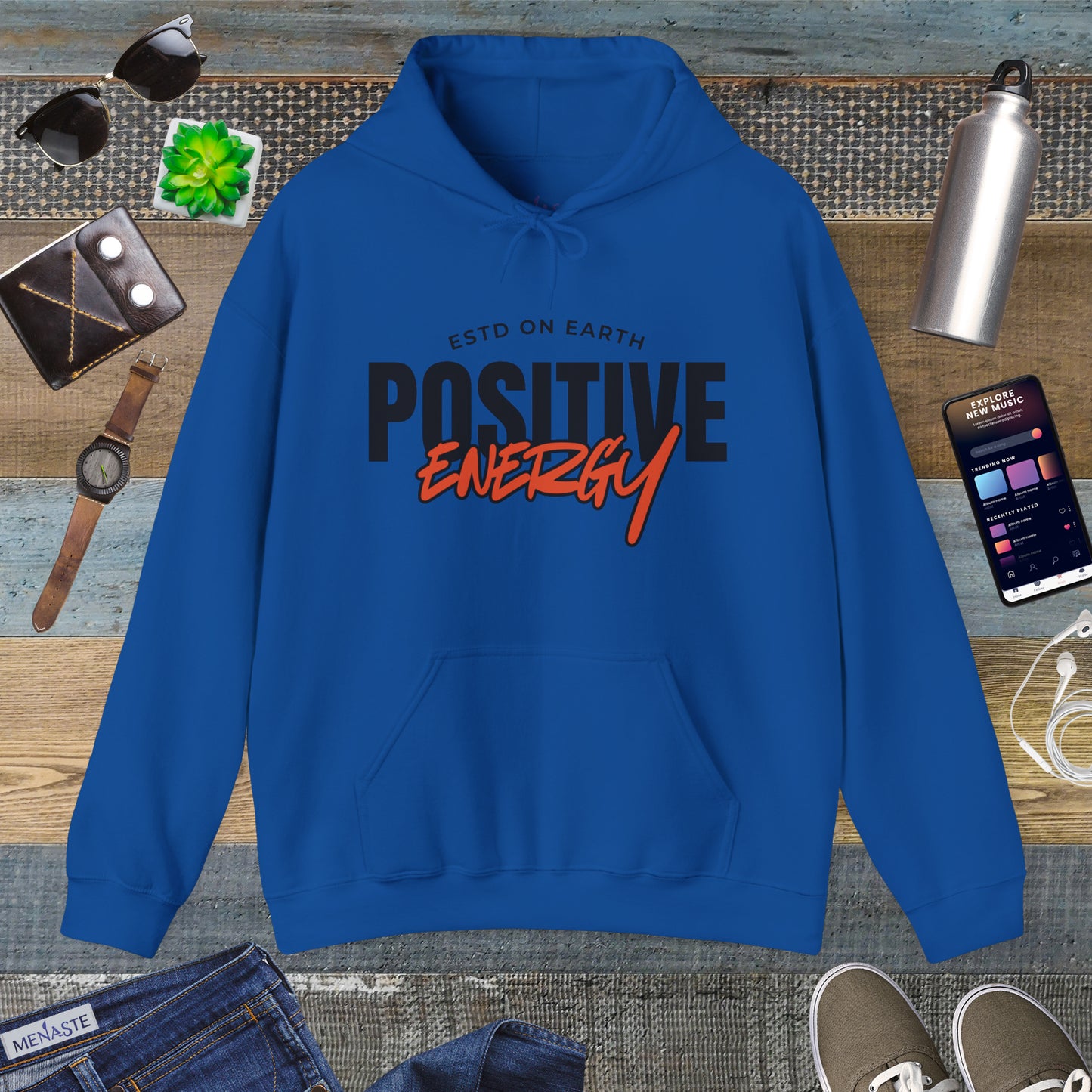 ⚡ Menaste “Positive Energy” Hoodie