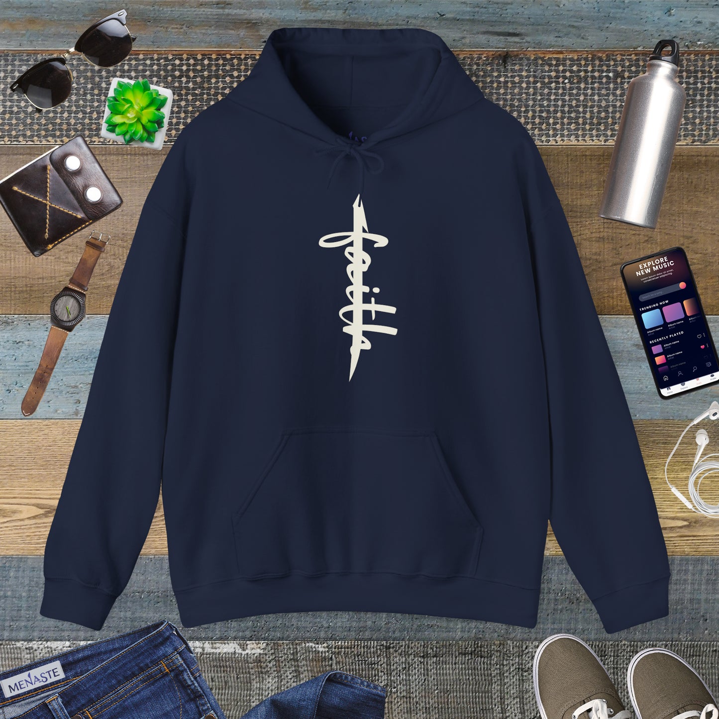 📿 ALIF — stand in "FAITH” — Menaste Sacred Hoodie