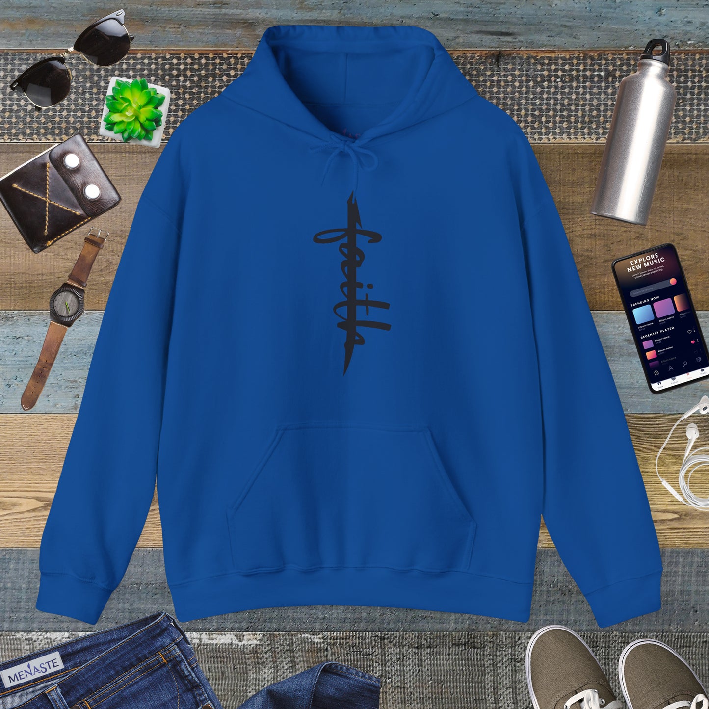 📿 ALIF — stand in "FAITH” — Menaste Sacred Hoodie