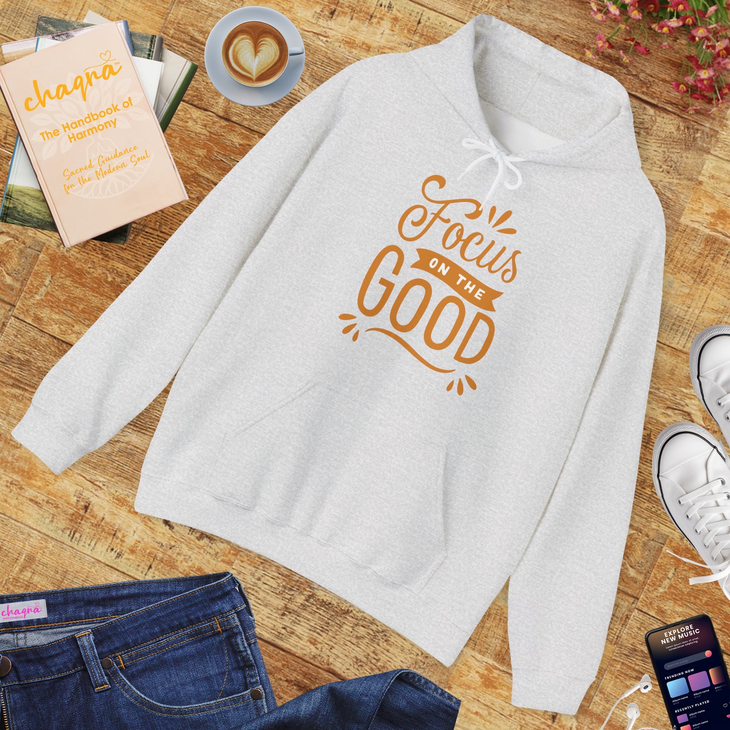 🌟"Focus on the Good" Mantra Hoodie🌟