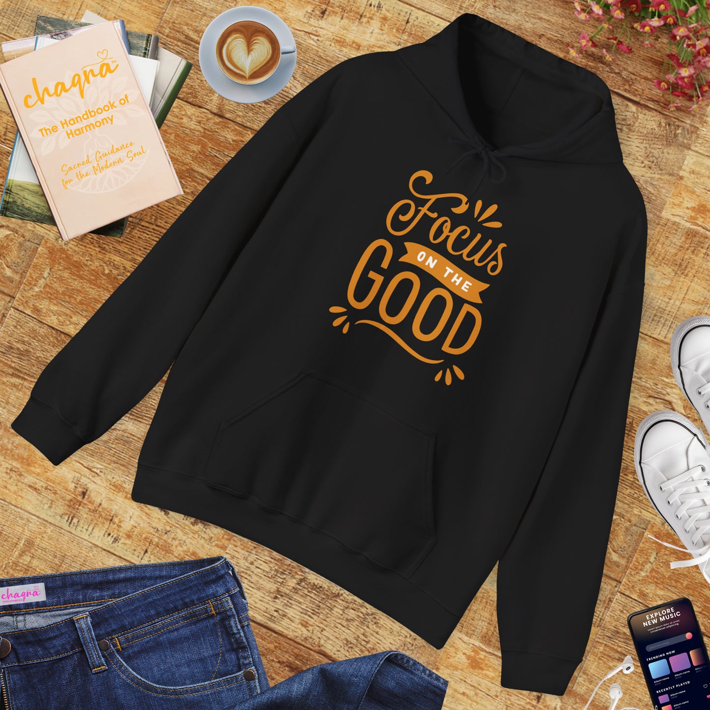 🌟"Focus on the Good" Mantra Hoodie🌟
