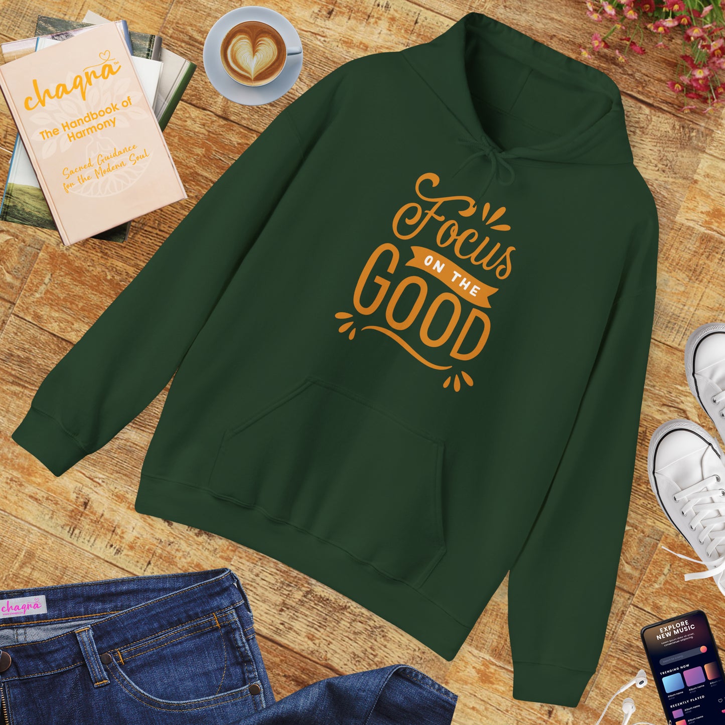 🌟"Focus on the Good" Mantra Hoodie🌟
