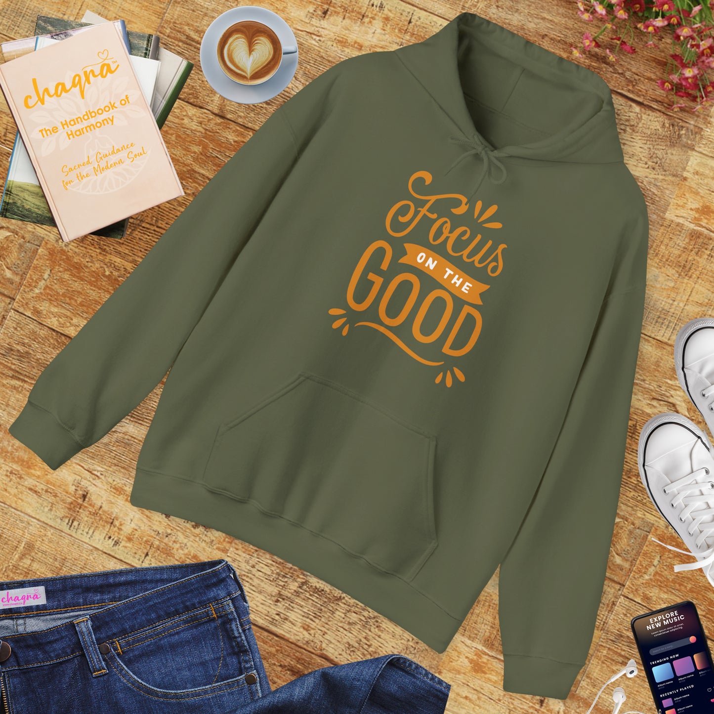 🌟"Focus on the Good" Mantra Hoodie🌟