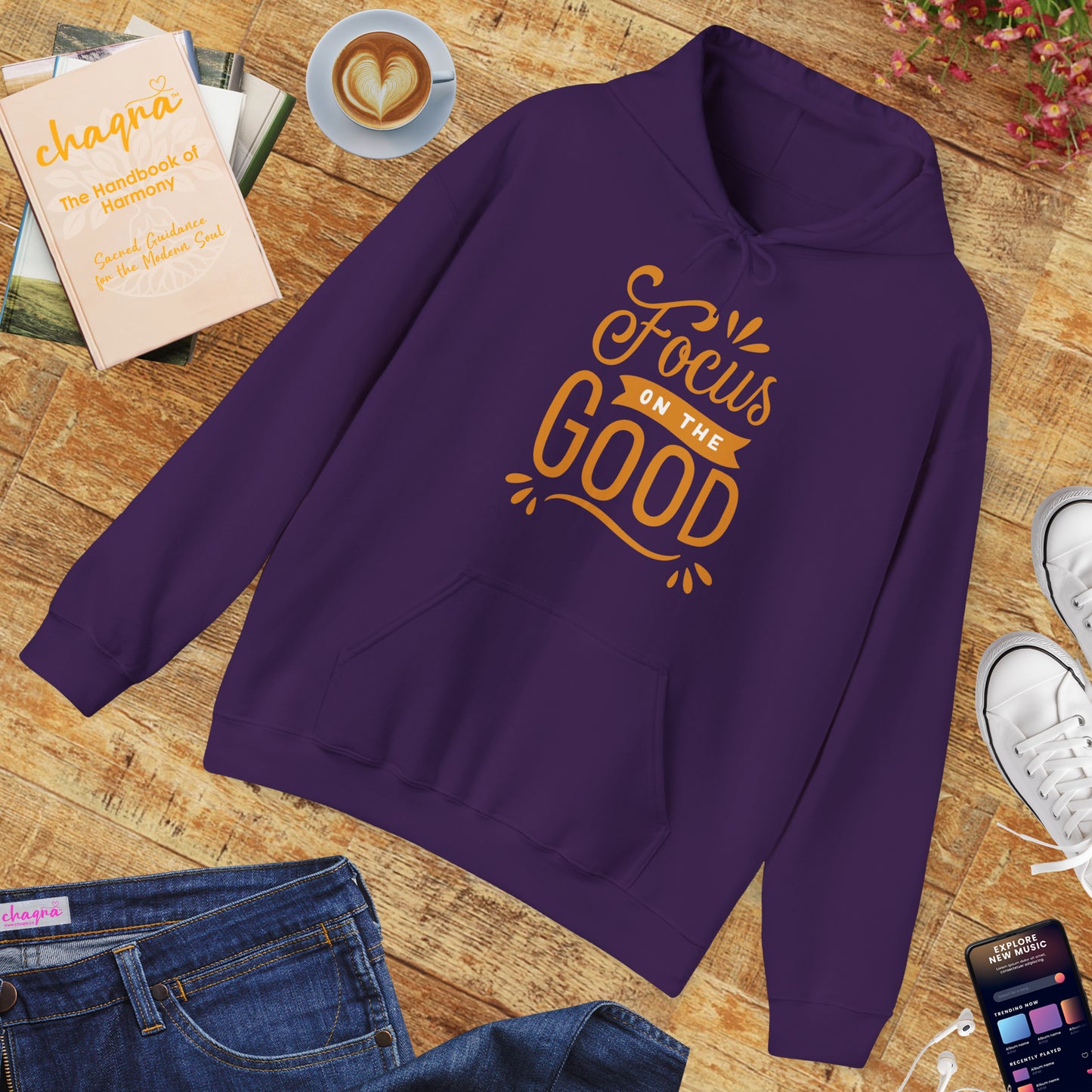 🌟"Focus on the Good" Mantra Hoodie🌟