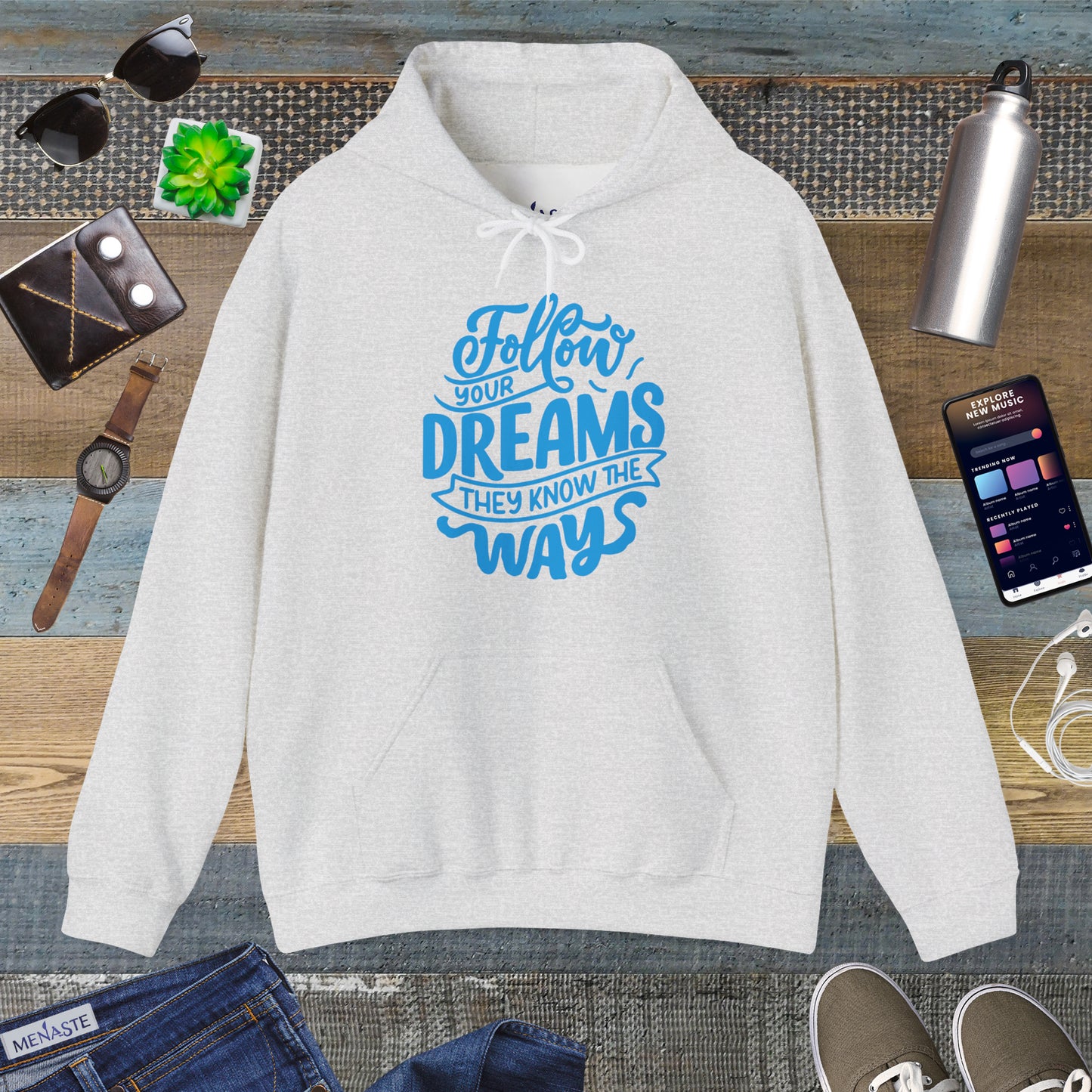 🌌 Menaste “Follow Your Dreams” Hoodie