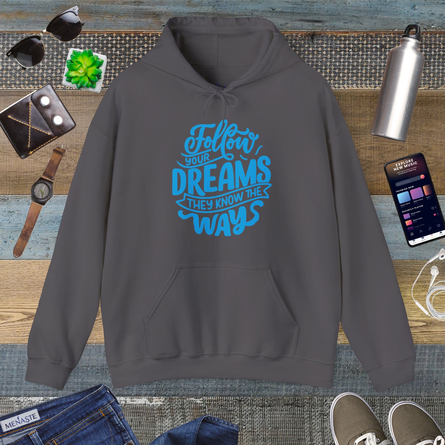 🌌 Menaste “Follow Your Dreams” Hoodie
