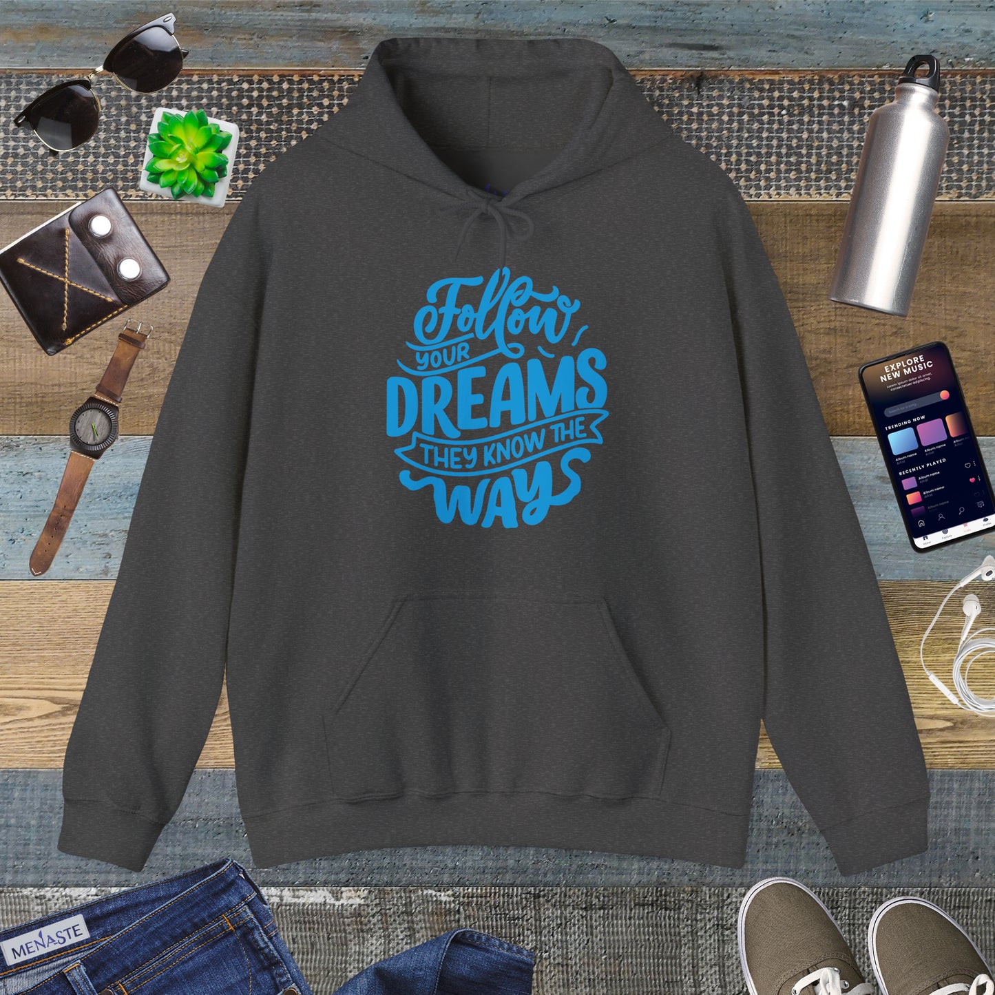 🌌 Menaste “Follow Your Dreams” Hoodie