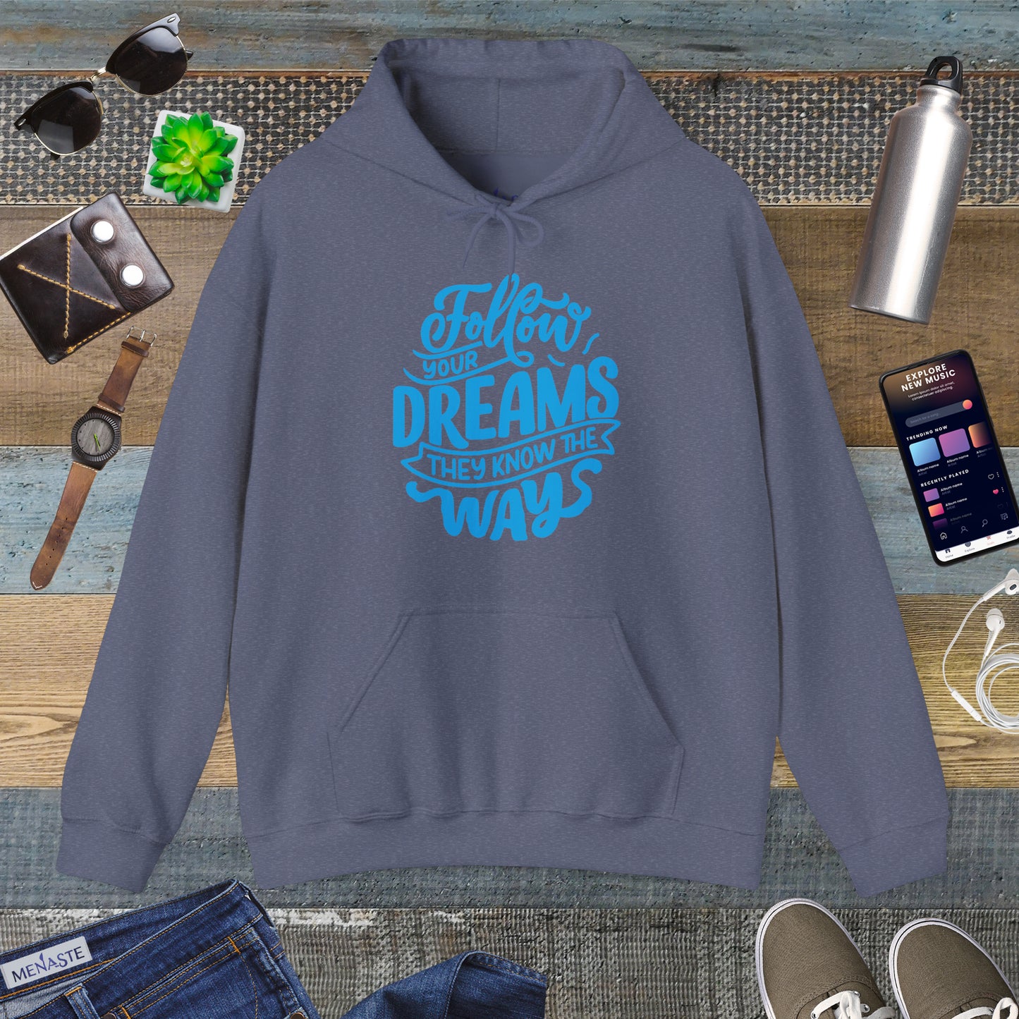 🌌 Menaste “Follow Your Dreams” Hoodie