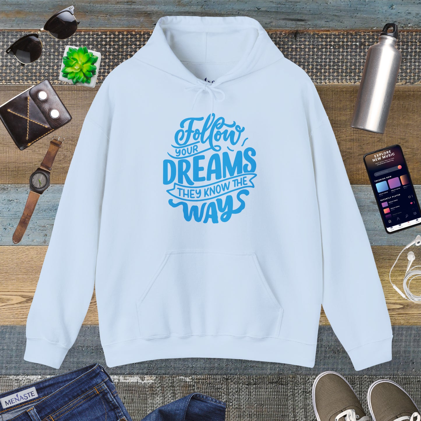 🌌 Menaste “Follow Your Dreams” Hoodie