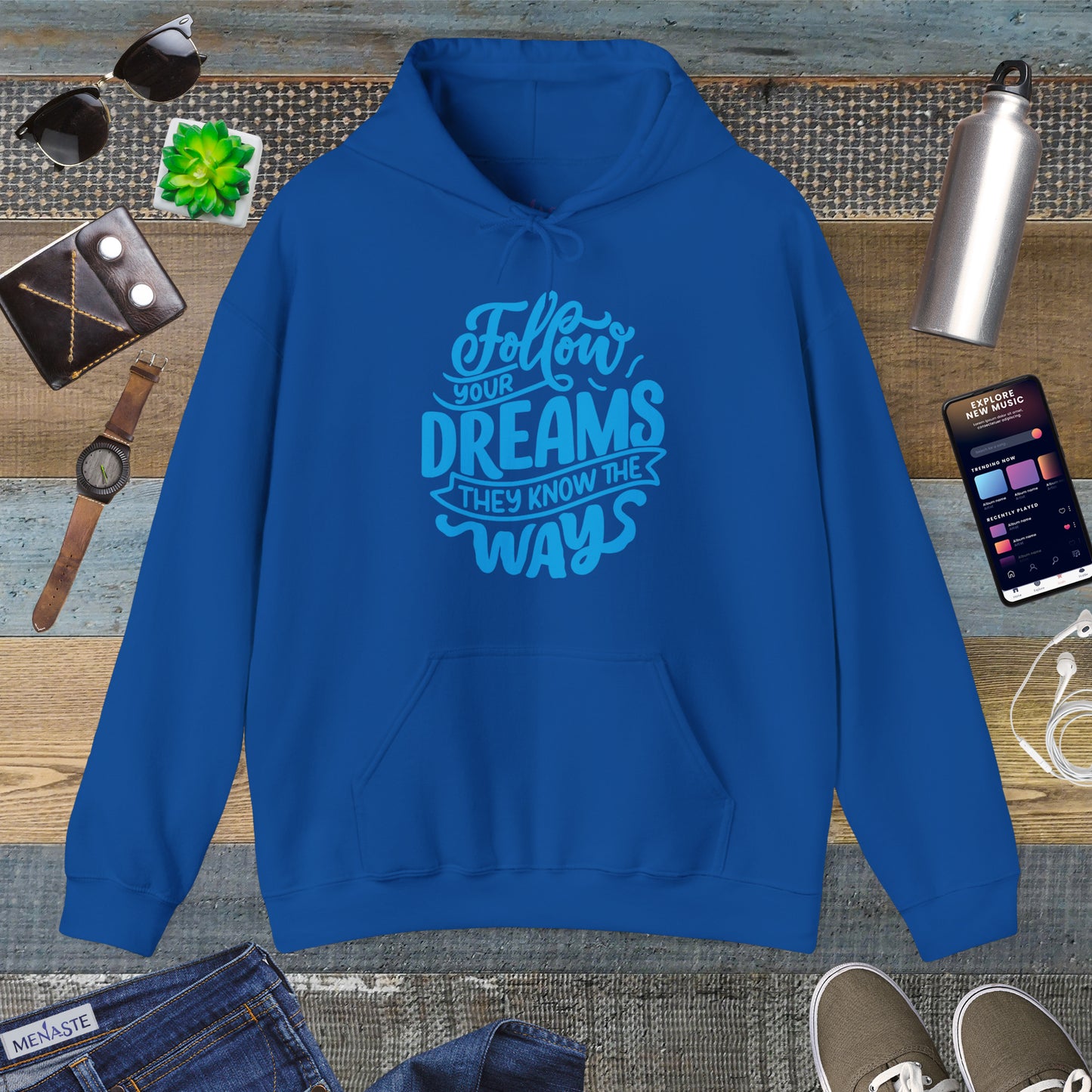🌌 Menaste “Follow Your Dreams” Hoodie