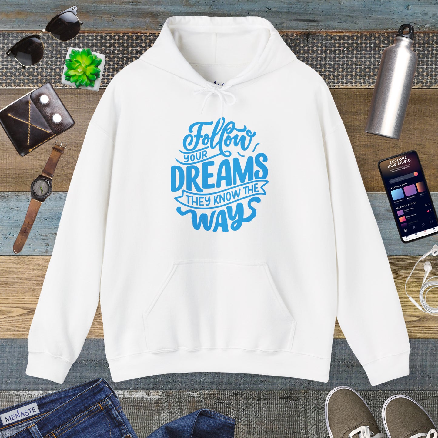🌌 Menaste “Follow Your Dreams” Hoodie