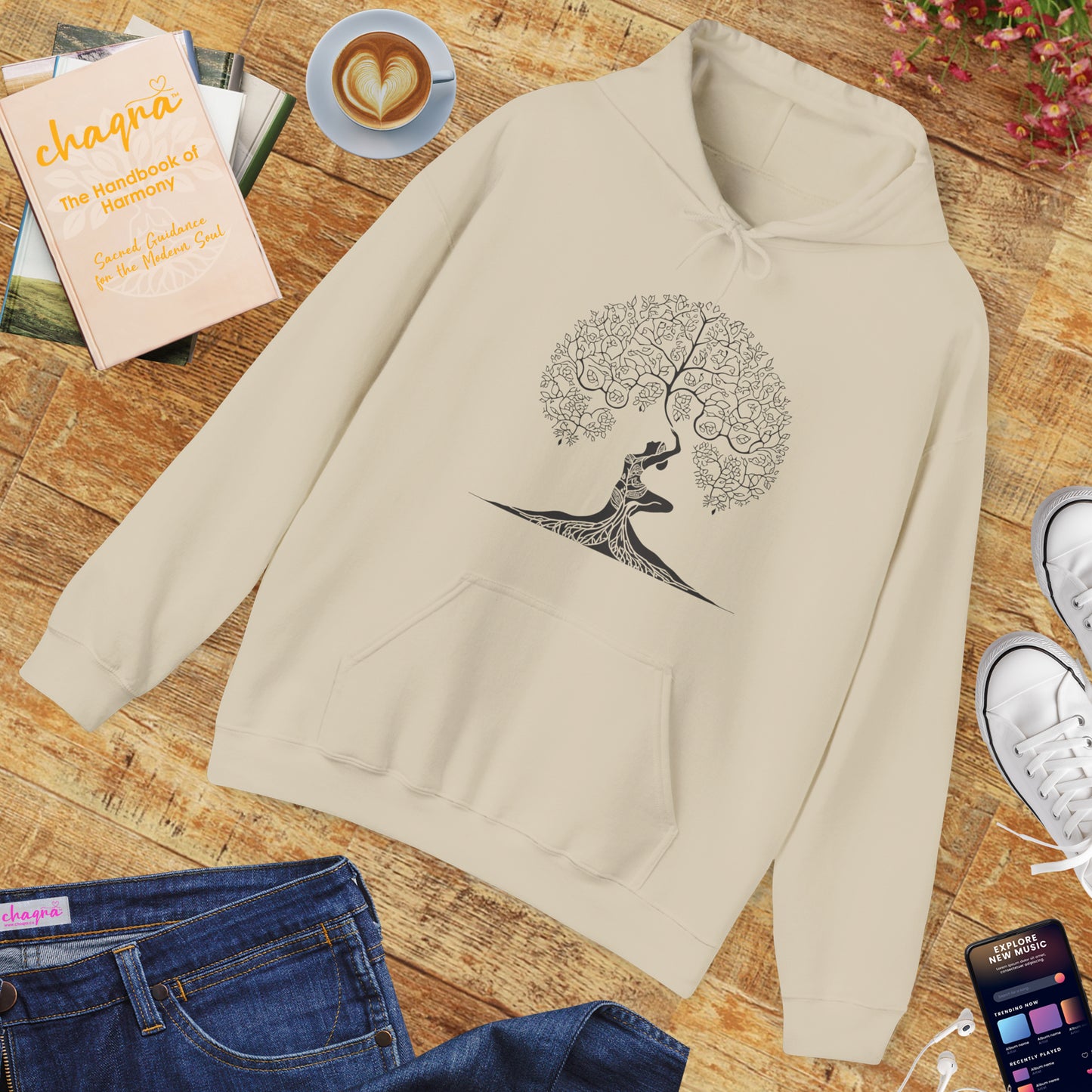 🌳Goddess Tree Hoodie — Rooted in Strength, Reaching in Grace✨