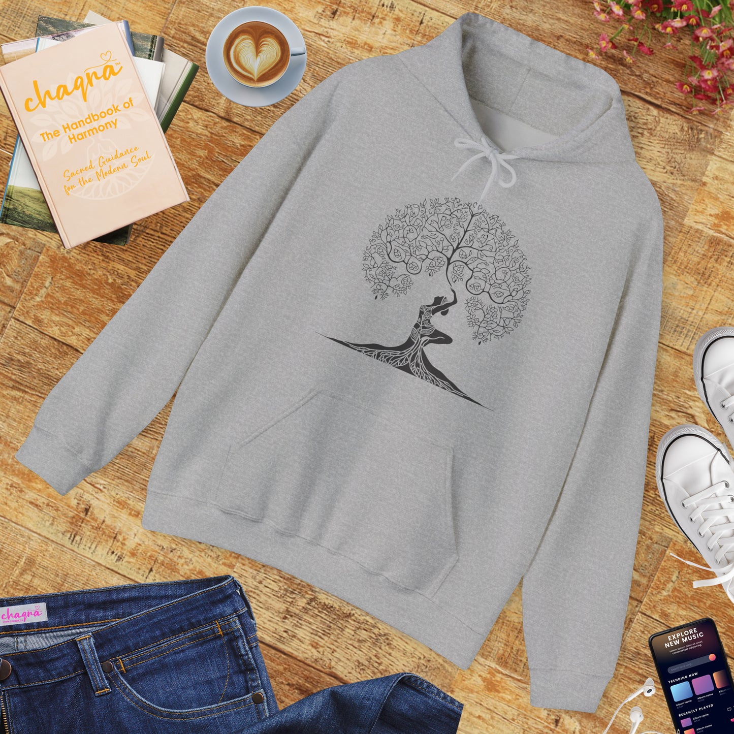 🌳Goddess Tree Hoodie — Rooted in Strength, Reaching in Grace✨