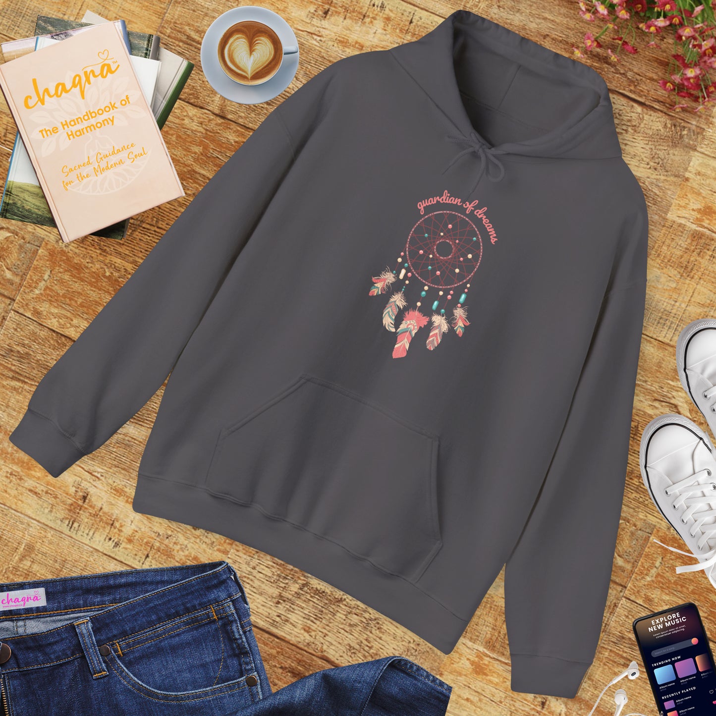 🌙💫✨🌸Guardian of Dreams Cozy Hoodie🌸✨💫🌙