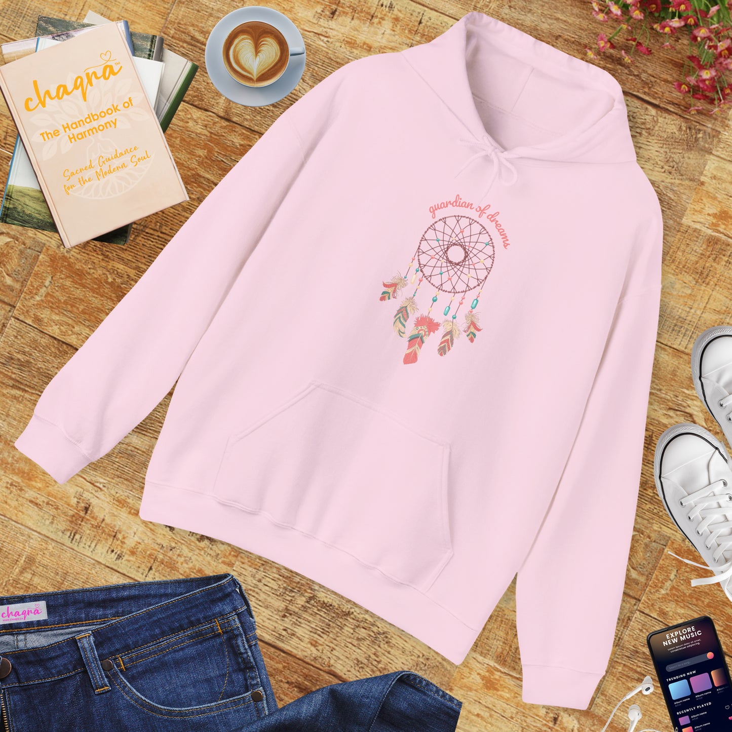 🌙💫✨🌸Guardian of Dreams Cozy Hoodie🌸✨💫🌙