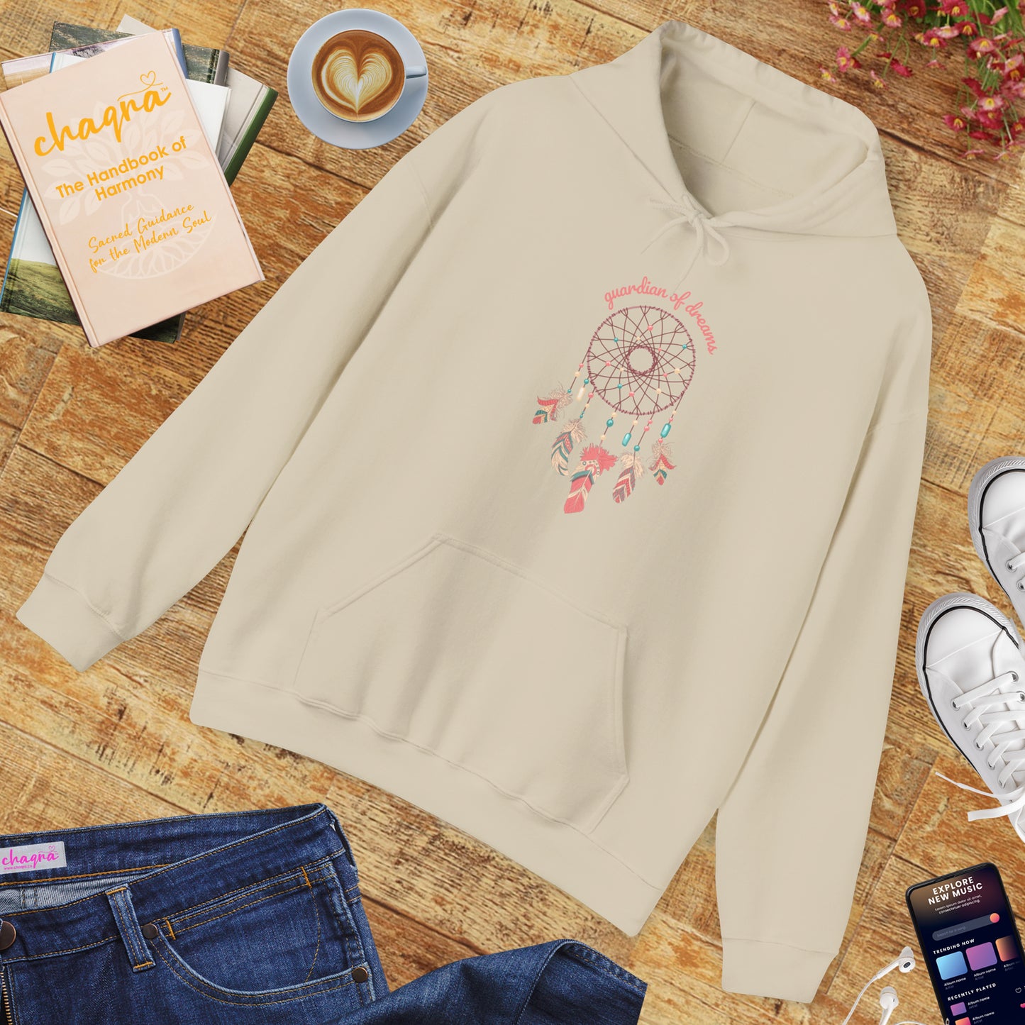 🌙💫✨🌸Guardian of Dreams Cozy Hoodie🌸✨💫🌙